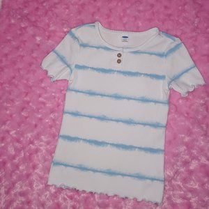 Girls  Size 6-7 Striped Shirt